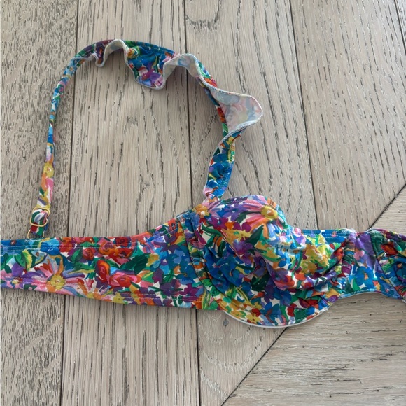 NWOT Ysé Vague Blonde balconette bikini top size 32A - Picture 5 of 7